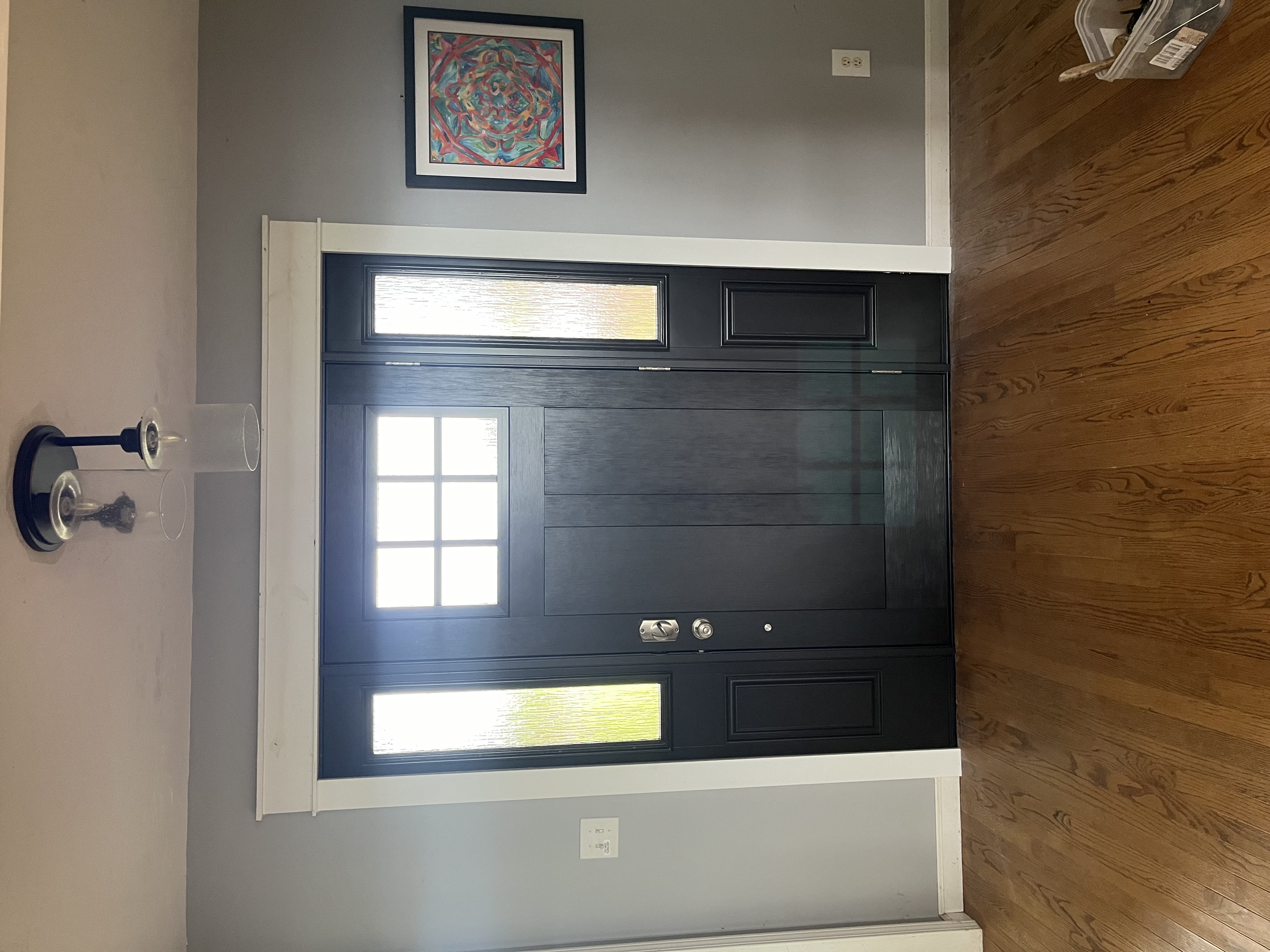 custom front door installation