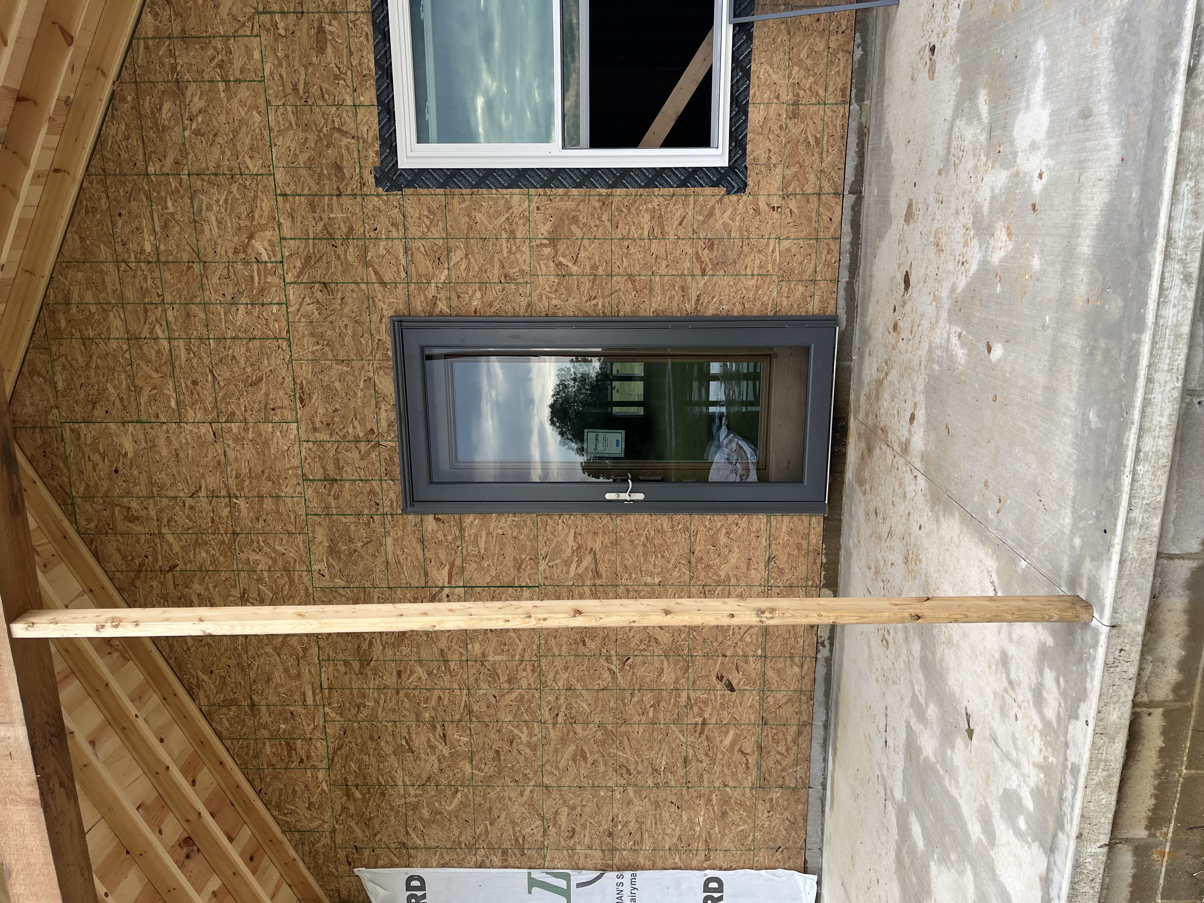 glass back door on home