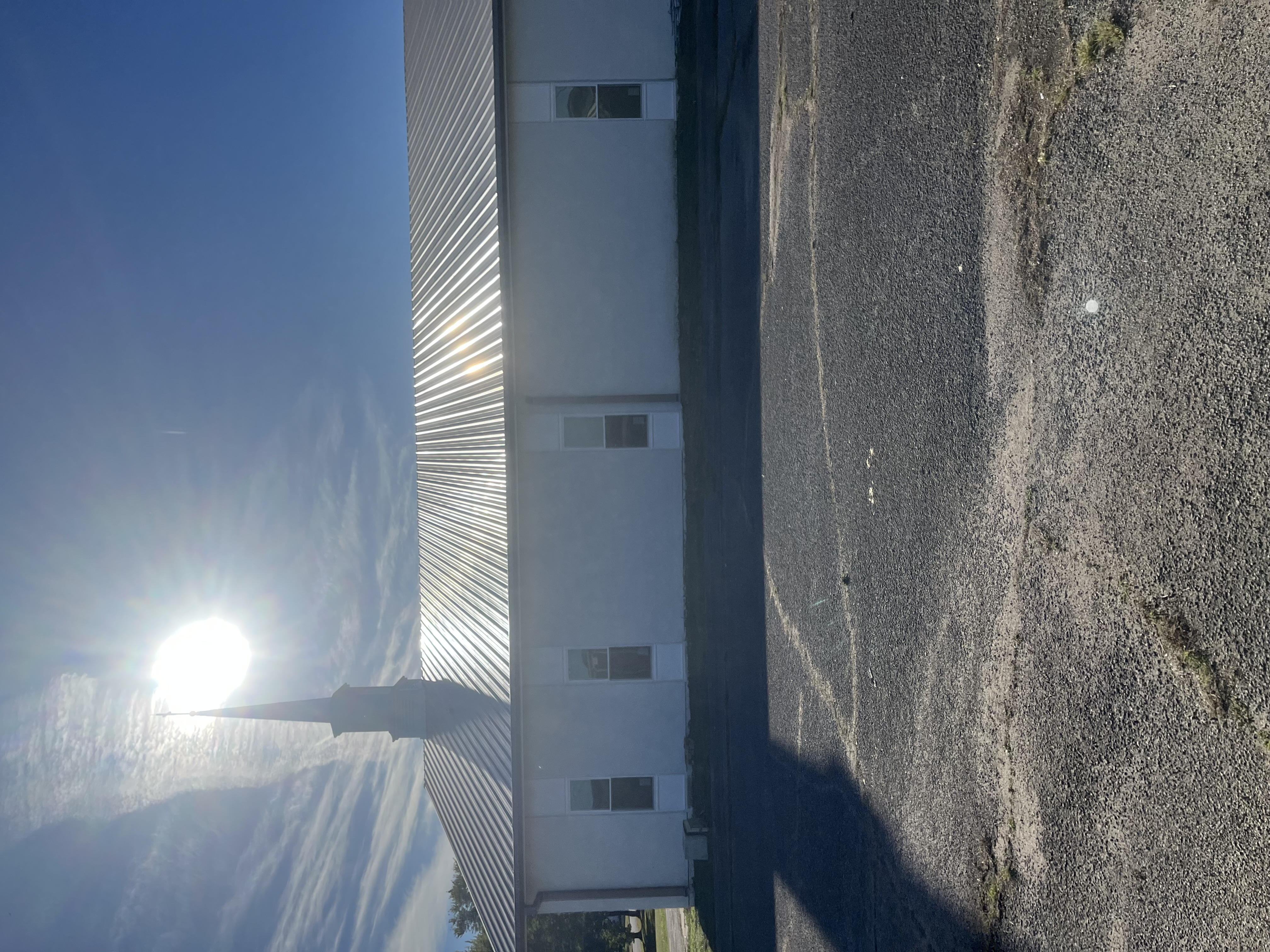church vinyl window installation