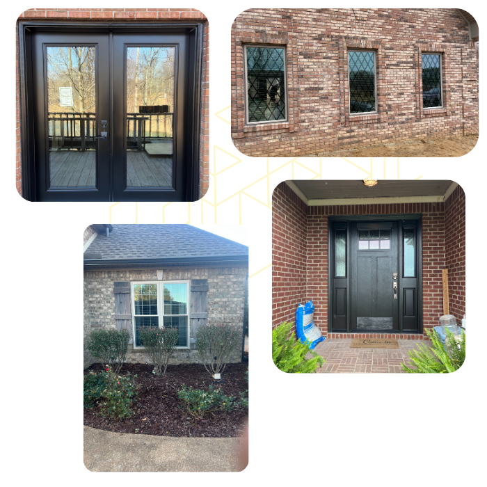 custom front doors and windows for home